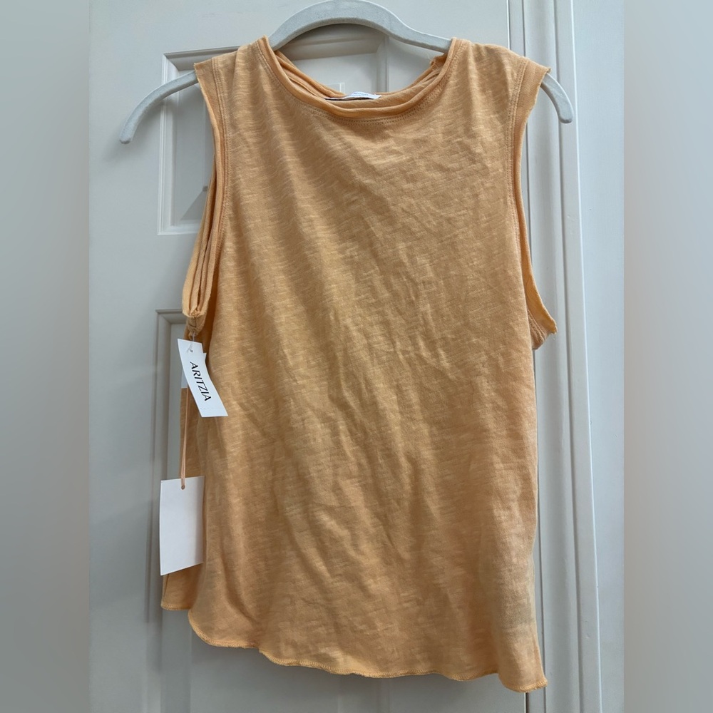 Aritzia orange tank